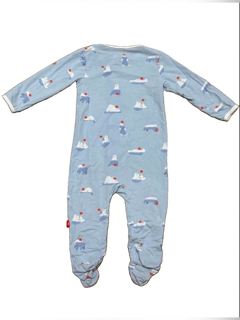 Magnetic Me Roly Poly Modal Magnetic Footie Pajama Sleeper Size 6-9 Months Baby